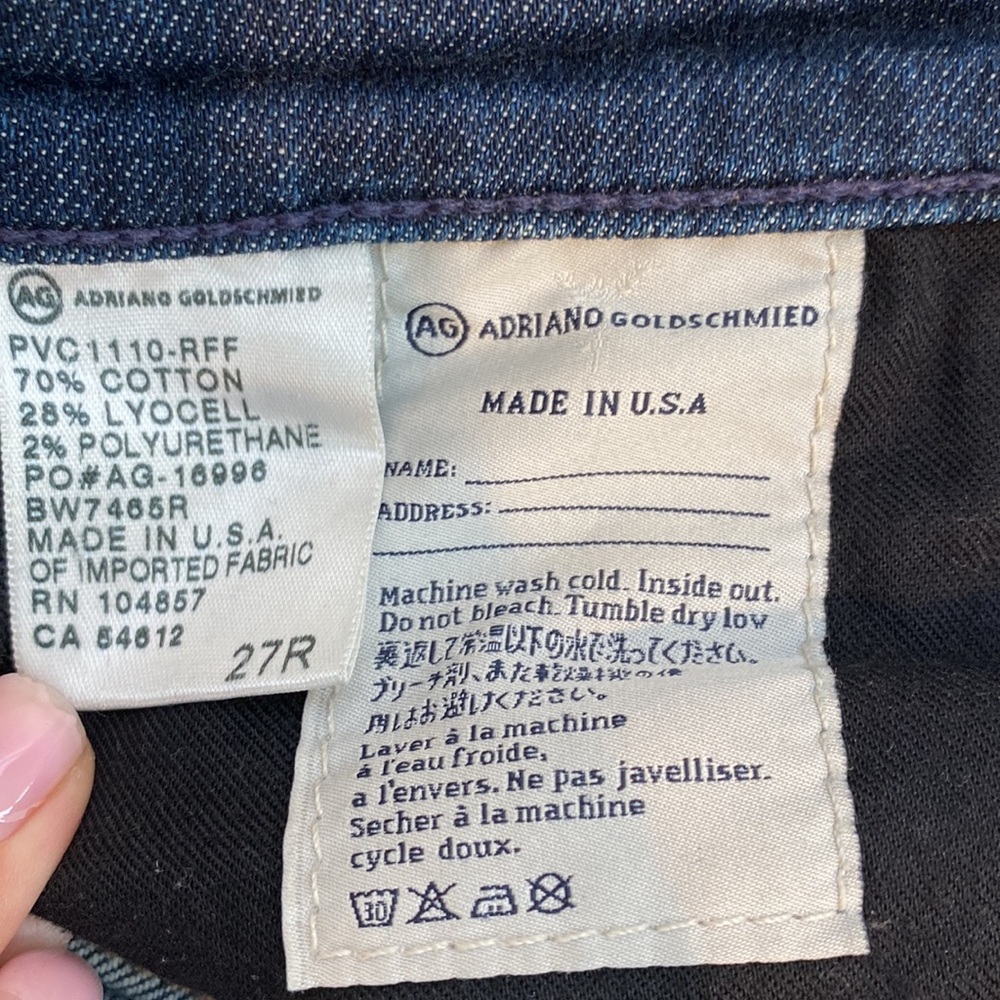 AG Jeans Size 27R The Stilt Cigarette Jean - Picture 11 of 15